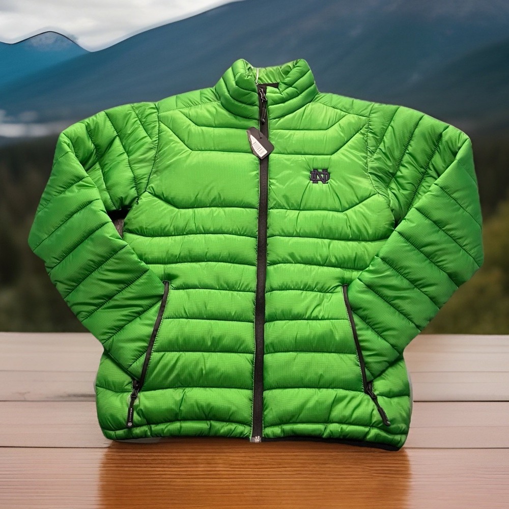 Stormtech Performance Jacket Mens Small Puffer Quilted Notre Dame Fighting Irish